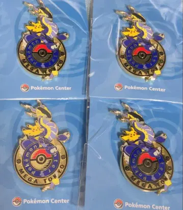 포켓몬 센터 메가 도쿄 이케부쿠로 로고 핀즈 미라이돈 피카츄 4개
