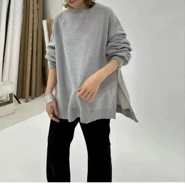 미사용 새상품 FRAMeWORK 래글런 판초 맨투맨 그레이