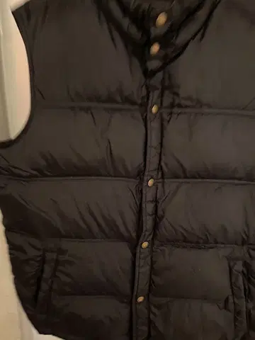 랜즈 엔드 다운 베스트 블랙