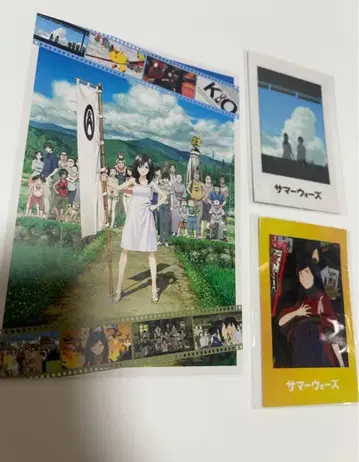 호소다 마모루 폴라로이드 트레이딩 카드 엽서 썸머 워즈