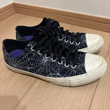 컨버스 올스타 거미줄 무늬 캔버스 스니커즈