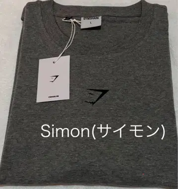 GYMSHARK 그레이 x 블랙 T셔츠 L 사이즈