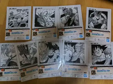 드래곤볼 제일복권 40th G상 클리어 파일 9장