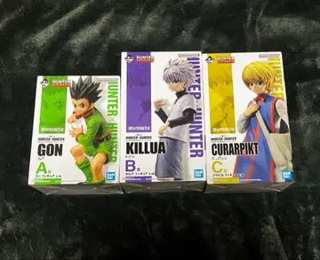 HUNTER x HUNTER 제일복권 departure 피규어 3체 세트