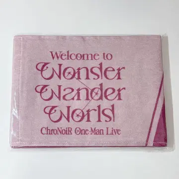 니지산지 ChroNoiR 원맨 라이브 머플러 타월 쿠츠하