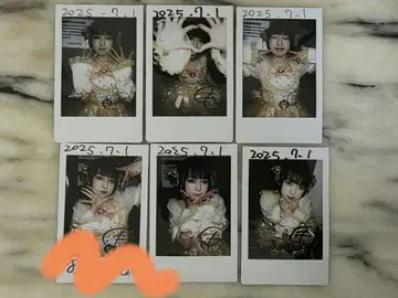 모치즈키 모모 CRAYON Fes 초기 의상 폴라로이드 6장 세트