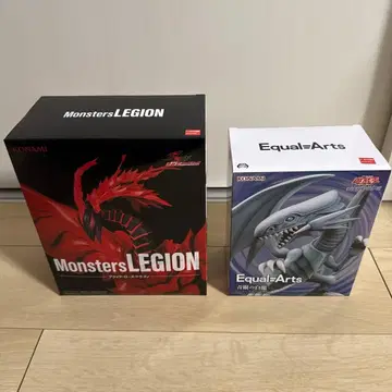 유희왕 블랙 로즈 드래곤 푸른 눈의 백룡 피규어 2점