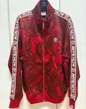 AAPE NOW 레드 카모플라쥬 자켓