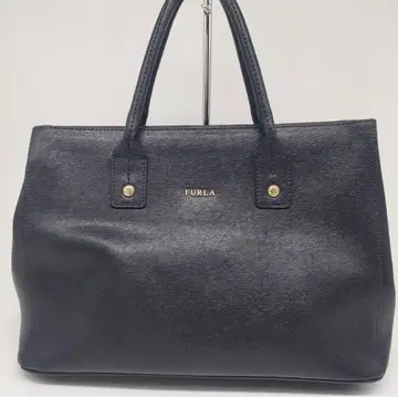 FURLA 훌라 토트백 블랙 가죽