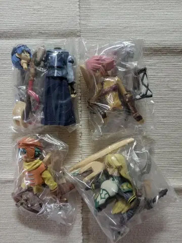 HGIF .hack 피규어 전 4종 컴플리트 세트