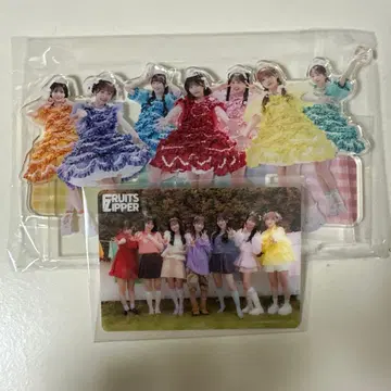 후르츠 지퍼 3주년 기념 뽑기 50회 특전 아크릴 스탠드