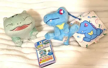 맛있는 물 와니노코&후시가다네 봉제 인형 마스코트 (레어) 2개 세트