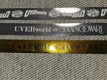 UVERworld 세카이노 오와리 합동 라이브 공연 금 테이프 은 테이프