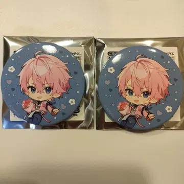 사토미 군 캔뱃지 복권 2점