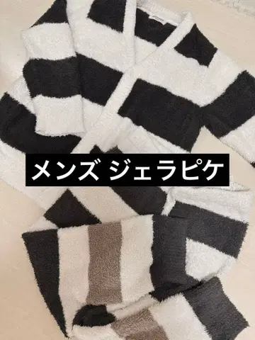 젤라피케 옴 남성용 상하의 세트 룸웨어 파자마 보더