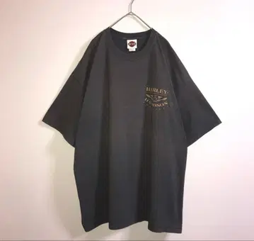 빅 프린트 ] 해외 구제 의류 할리데이비슨 로고 T셔츠 오버사이즈