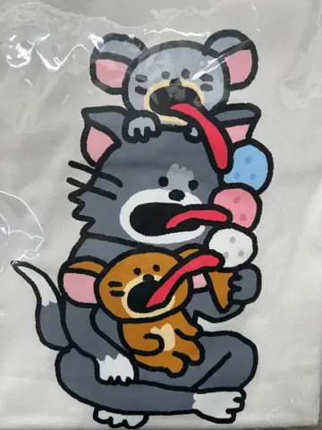 해피 복권 톰과 제리 B상 티셔츠