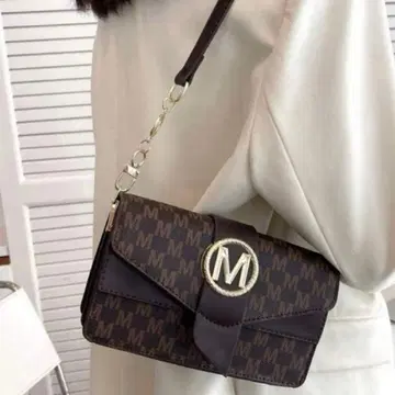 여성용 숄더백 가방 브라운