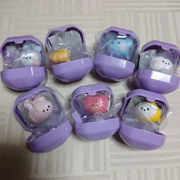 BT21 푹신푹신 링 가샤폰 전 7종 컴플리트