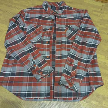 KRIFF MAYER 체크 무늬 헤비 온스 플란넬 셔츠