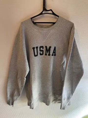 초레어 사이즈 XL/USMA/맨투맨/그레이/V 가제트 XL