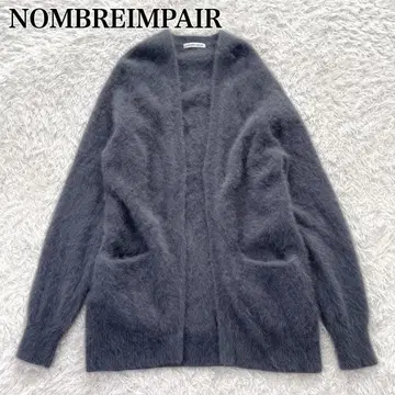 새상품급 NOMBRE IMPAIR 가디건 캐시미어 폭스 그레이