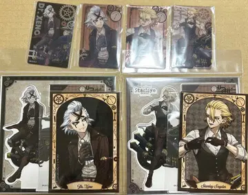 Dr.STONE 투링 제노 스탠리 아크릴 스탠드 클리어 카드 특전