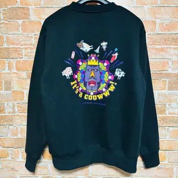 카타마리다마시 맨투맨 트레이닝복 속기모 남성용 왕 블랙 LL XL