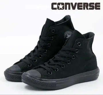 CONVERSE 정품 구매 미사용 새상품 블랙 모노크롬 스니커즈 하이컷