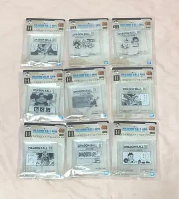 제일복권 드래곤볼 40th 그 두 번째 H상 스탠드&로고 블록 9종