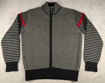 산타페 (santafe) 일본제 풀 집업 니트 스웨터 사이즈 48