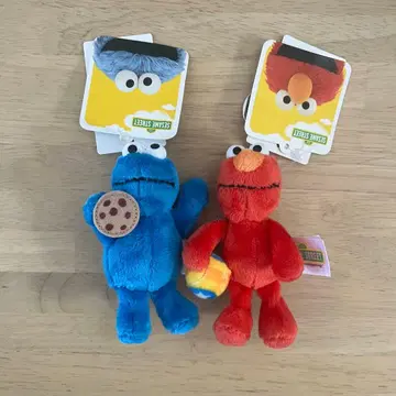 세서미 스트릿 NICI 콜라보 마스코트 키링 2개 세트