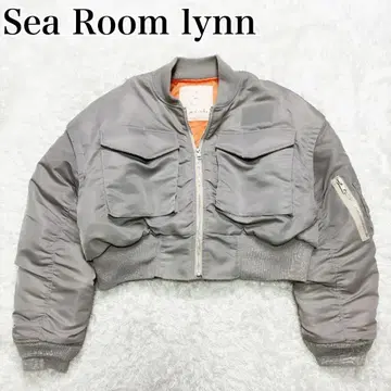 SeaRoomlynn 빅 포켓 MA-1 자켓 크롭 기장
