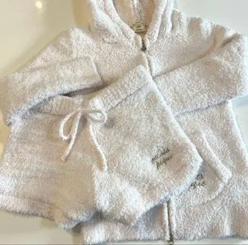 [ 새상품 ] 젤라피케 보더 후드티 숏팬츠 헤어밴드 세트 [ 핑크 ]