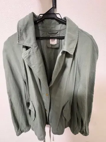 GAP 올리브 그린 밀리터리 자켓 XL