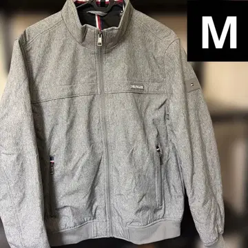 타미힐피거 봄버 자켓 소프트쉘 남성용 긴팔 그레이