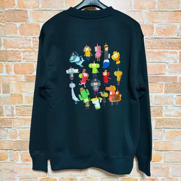 카타마리다마시 트레이닝 맨투맨 속기모 남성용 왕자 블랙 M