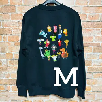 카타마리다마시 트레이닝 맨투맨 속기모 남성용 왕자 블랙 M