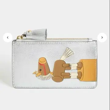 ANYA HINDMARCH 호스 지퍼 카드 케이스 말띠 해 띠 미사용