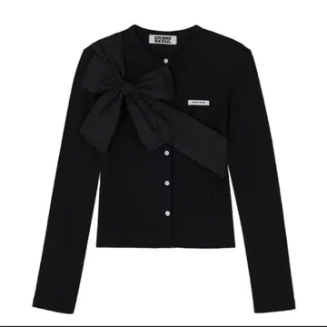 CRANK 리본 타이드 니트 가디건