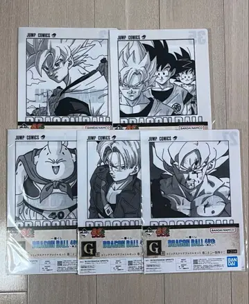 드래곤볼 제일복권 40주년 G상 클리어 파일 5매