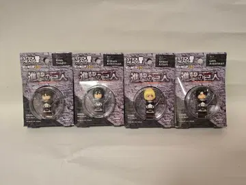 진격의 거인 STICK HEADS 엘렌 미카사 아르민 리바이 4종 세트