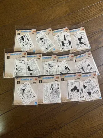 제일복권 드래곤볼 그 두 번째 I상 장면 스티커 컴플리트