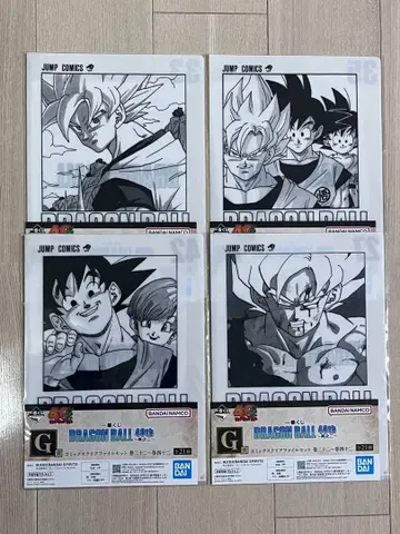 드래곤볼 제일복권 40주년 G상 클리어 파일 4장