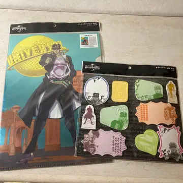 [미개봉 새상품] 묶음 판매 USJ 죠죠 클리어 파일 & 메모지