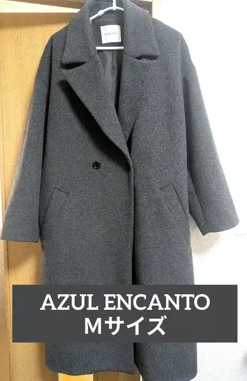 AZUL ENCANTO 체스터 코트 차콜 그레이