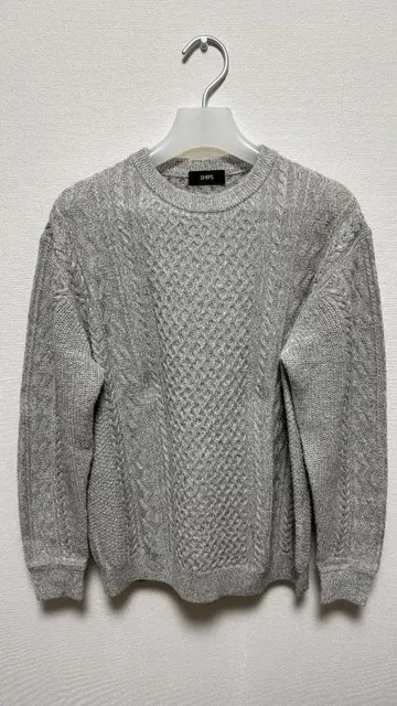 SHIPS 베이지 케이블 니트 스웨터 M
