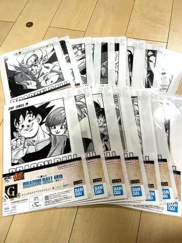 제일복권 DRAGON BALL 40th G상 클리어 파일 컴프 세트