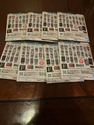 드래곤볼 1번 복권 40th / F상 8장 세트