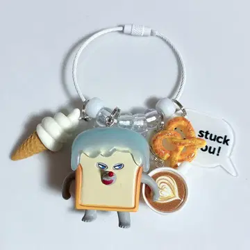 찰랑찰랑 키링 찰랑찰랑 가챠가챠 빵 도둑 낚시